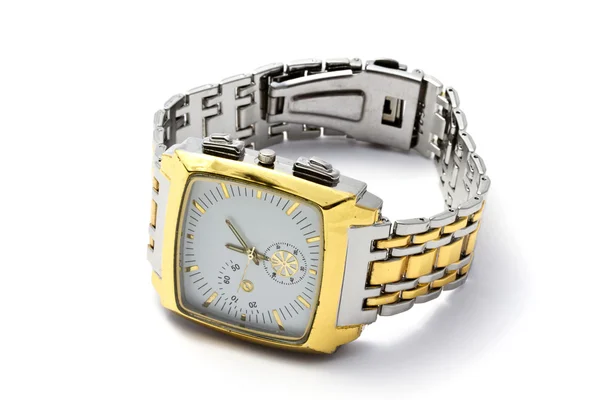 Reloj de pulsera de oro para hombre — Foto de Stock