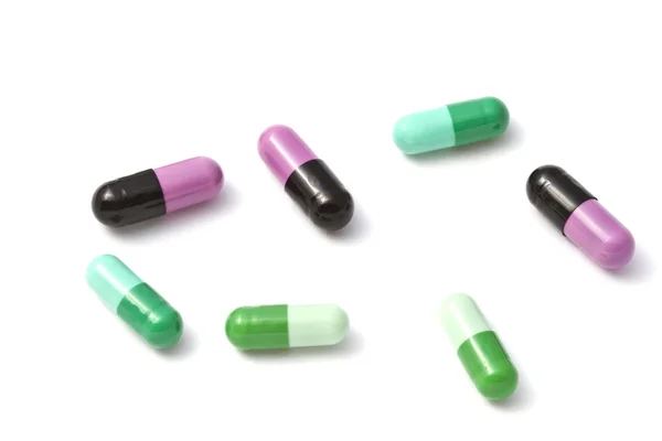 Kleurrijke capsules — Stockfoto