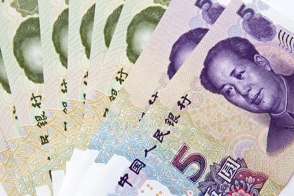 Kinesiska pengar bakgrund — Stockfoto