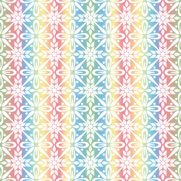 아름 다운 완벽 한 꽃 패턴 — 스톡 벡터