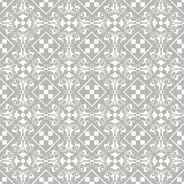 Seamless classic floral pattern — Stock Vector