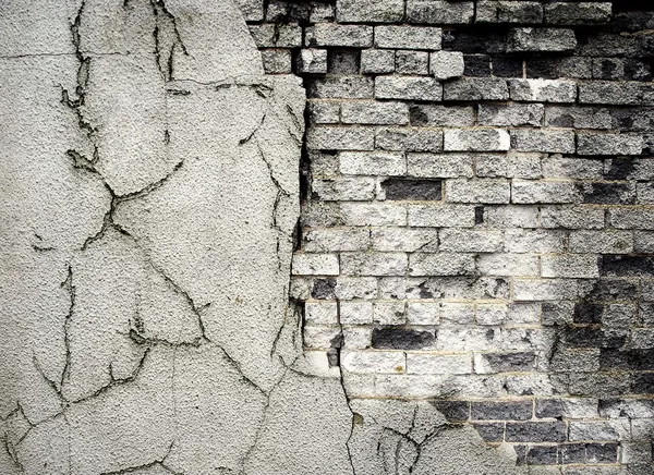 Detalhe da parede de tijolo velho — Fotografia de Stock