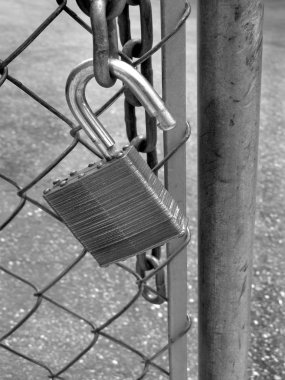 Lock on Gate clipart