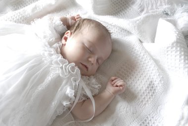 Sleeping Baby Girl clipart