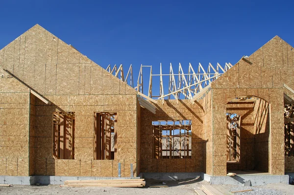 Byggandet av nya hem — Stockfoto