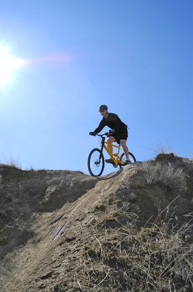 Гірський велосипед — стокове фото