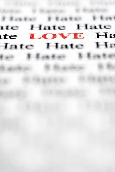 Amore & odio — Foto Stock