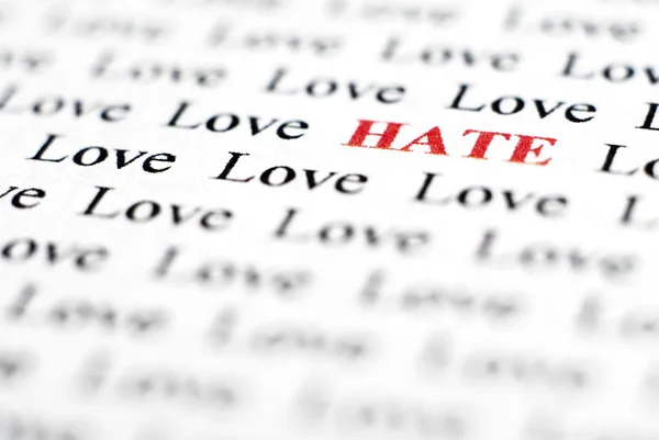 Love & Hate — Stock Photo, Image