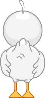 Duck Back View clipart