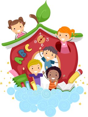 Apple School clipart