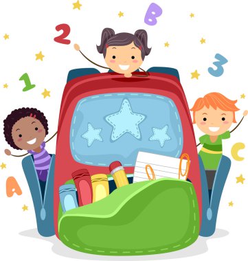 Children's Bag clipart