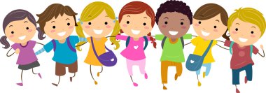 Walking Together clipart