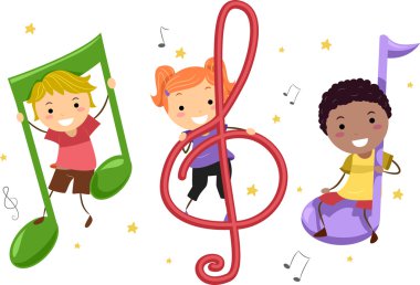 Music Kids clipart