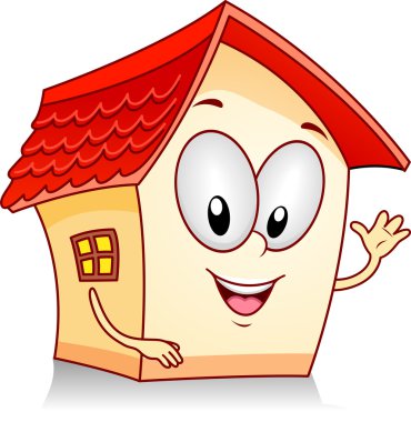 House Waving clipart