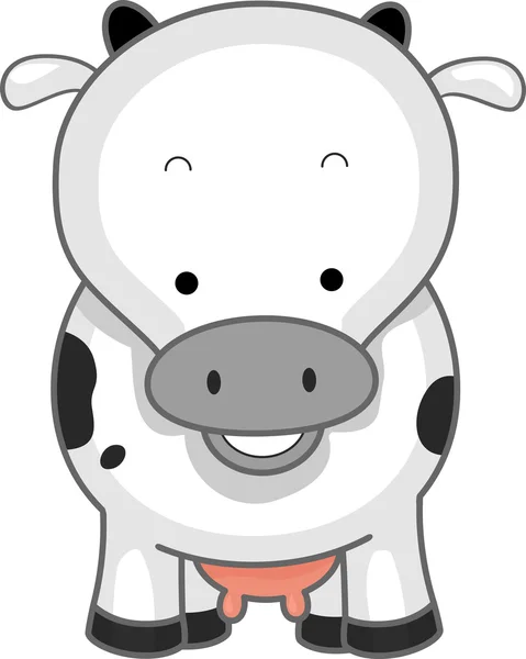 Roztomilý kráva — Stock fotografie