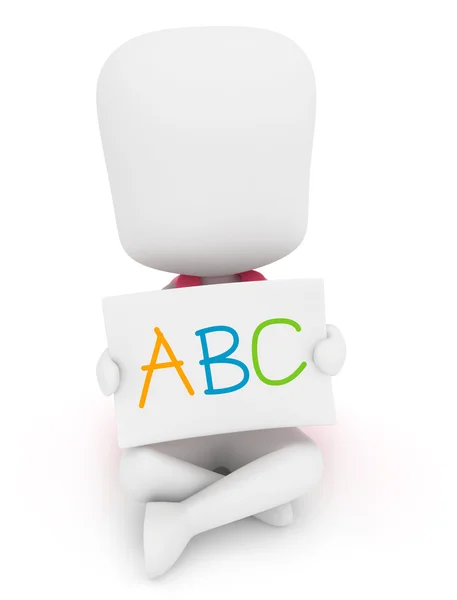 Papel ABC — Fotografia de Stock