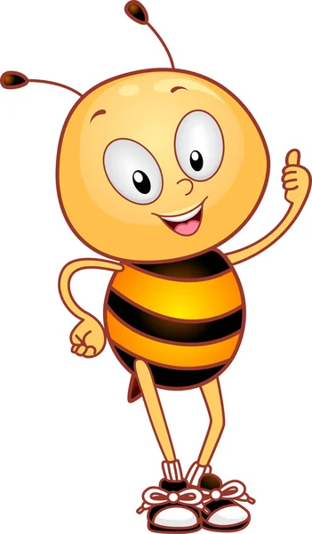 Včela palec nahoru — Stock fotografie