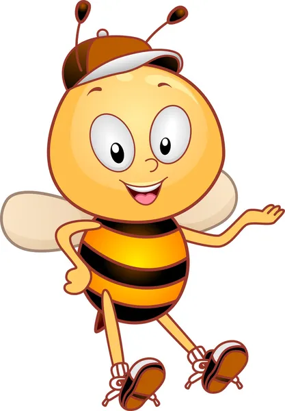 발표자 꿀벌 — 스톡 사진