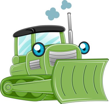 Bulldozer clipart