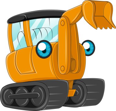 Excavator clipart