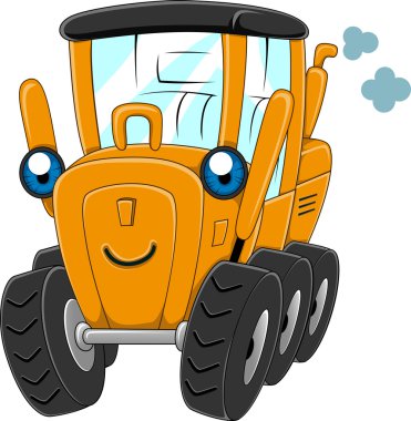 Motor Grader clipart