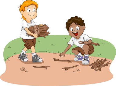 Camp Firewood clipart