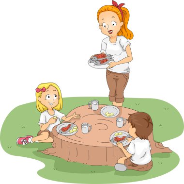 Camp Meal clipart
