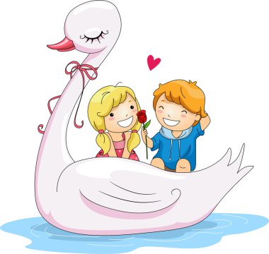 Swan Boat clipart