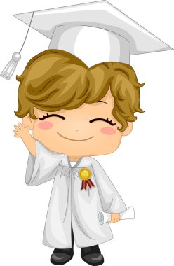 Kid Graduate clipart