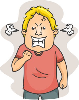 Angry Man clipart