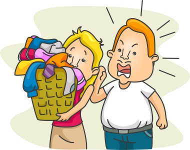 Nagging Husband clipart