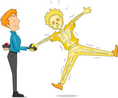 Electric Handshake clipart