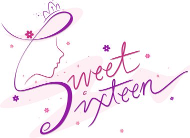 Sweet Sixteen clipart