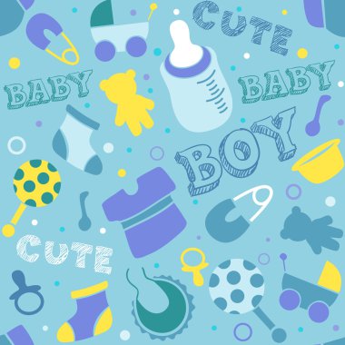 Baby Boy Background clipart