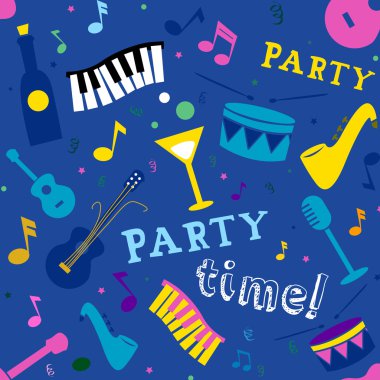 Music Party Seamless clipart