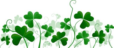 Shamrock Background clipart