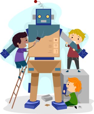 Robotics Kids clipart