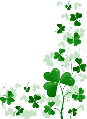 Shamrock Background clipart