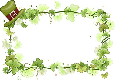 Shamrock Frame clipart