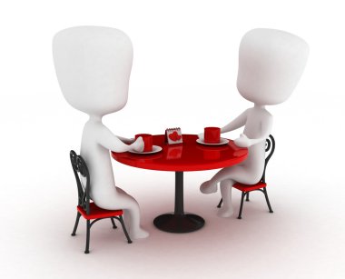 Couple on a Date clipart