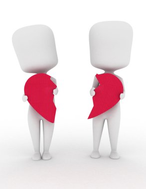 Couple Split clipart