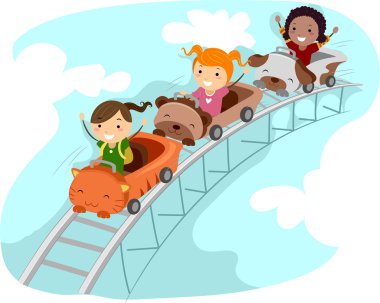 Roller Coaster Ride clipart