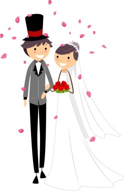 Wedding Petals clipart