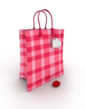 Valentine-themed Paper Bag clipart