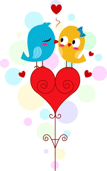 Lovebird φιλί — Φωτογραφία Αρχείου