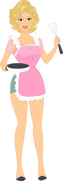 Chica cocinera — Foto de Stock