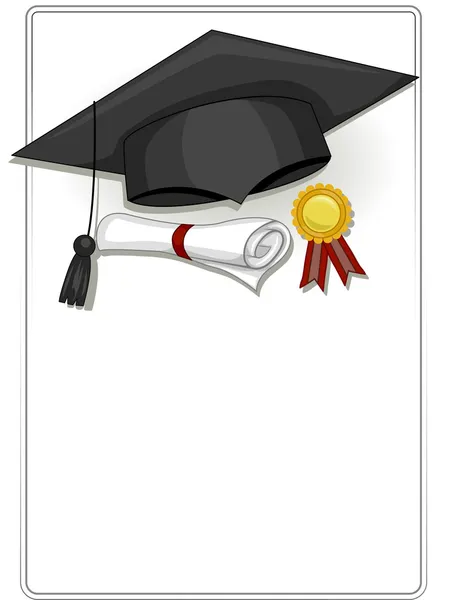 Quadro de graduação — Fotografia de Stock