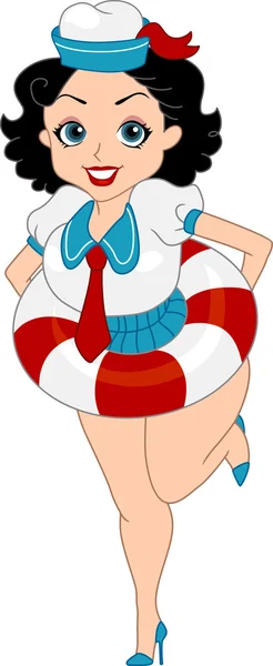 Sailor Girl — Stock Photo, Image