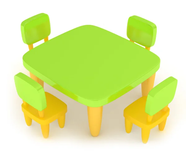 Kiddie Table — Stock Photo, Image