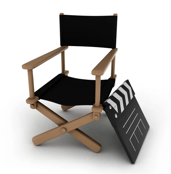 Krzesło reżysera — Zdjęcie stockowe